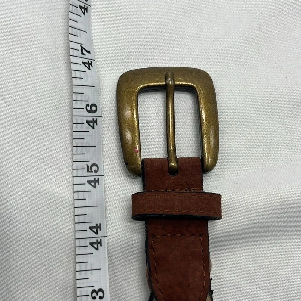St. Johns Bay Multicolored Braided Suede Belt